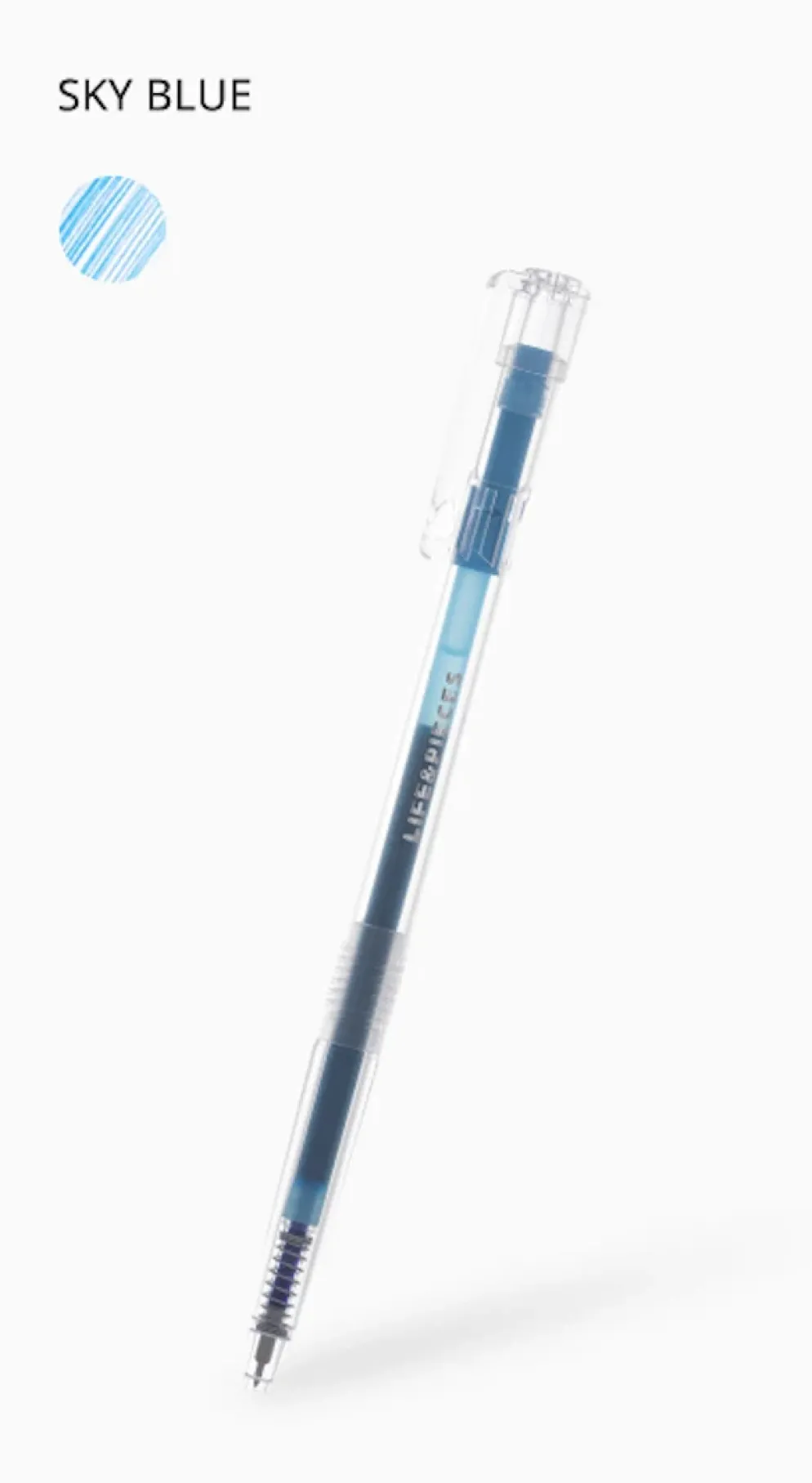 Livework Life & Pieces Clear Gel Pen 0.38