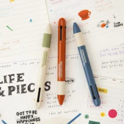 Livework LIFE & PIECES 4-Colour Ballpoint Pen [0.38mm]