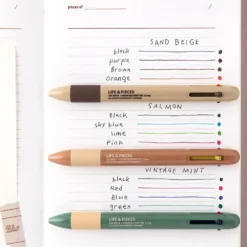 Livework LIFE & PIECES 4-Colour Ballpoint Pen Refill [0.5mm]