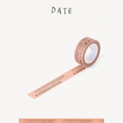Livework Life & Pieces Paper Tape - 15mm - Date