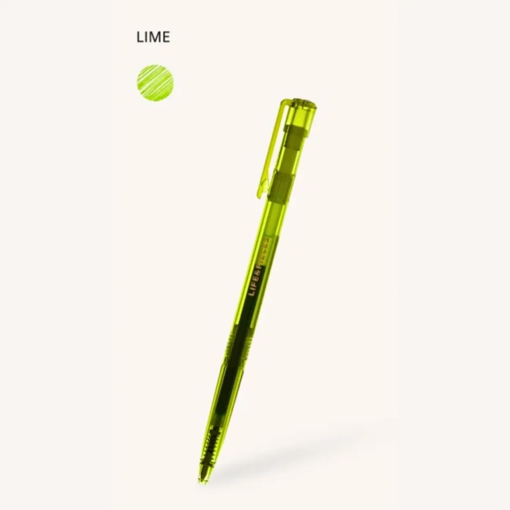 Livework LIFE & PIECES Transparent Gel Pen 0.5mm