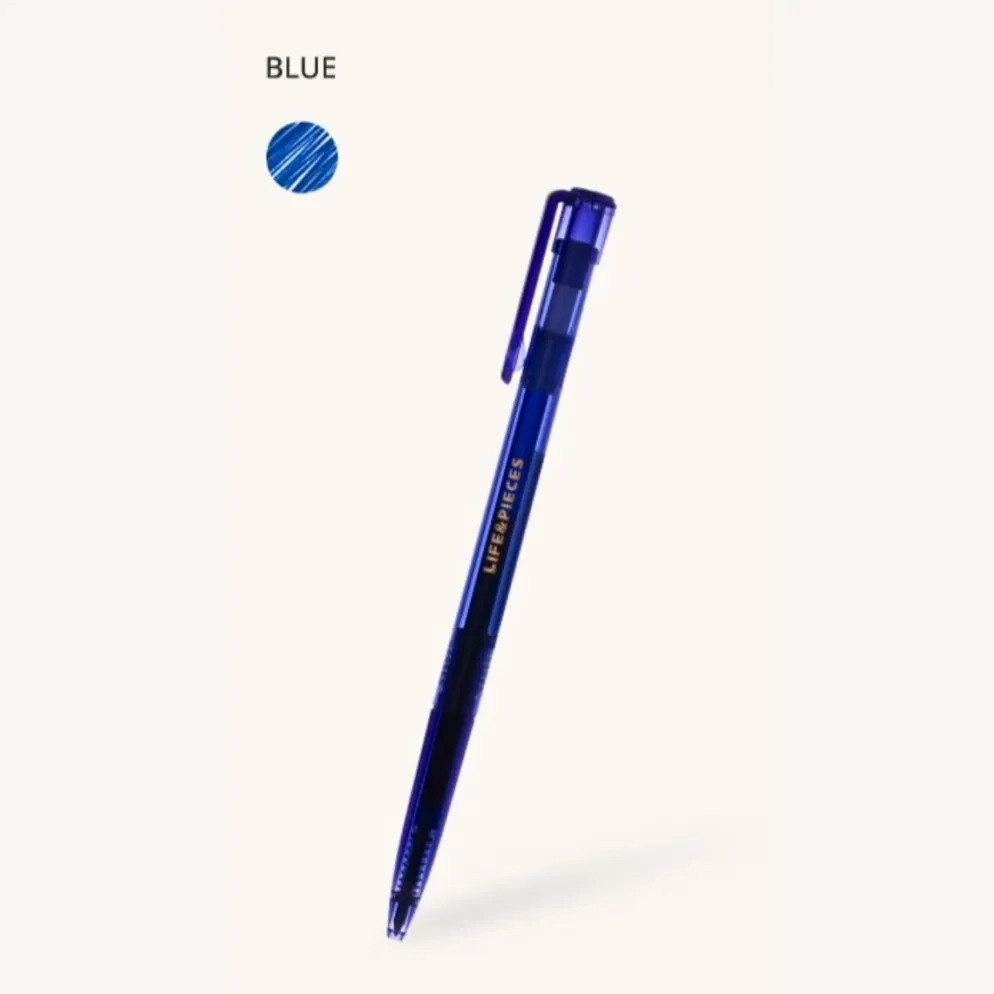 Livework LIFE & PIECES Transparent Gel Pen 0.5mm