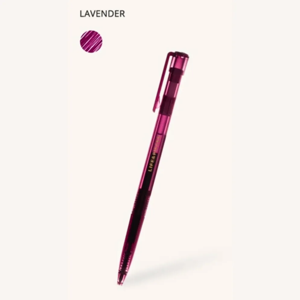 Livework LIFE & PIECES Transparent Gel Pen 0.5mm