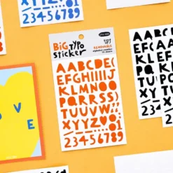 Livework Little Things Big Typo Removable Sticker Set