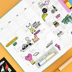 Livework Little Things Removable Drawing Seal Sticker Set
