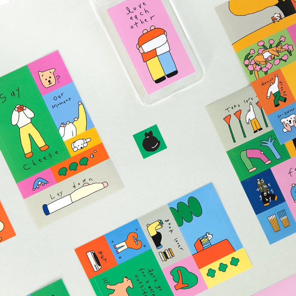 Livework Littlethings Drawing Square Sticker Pack