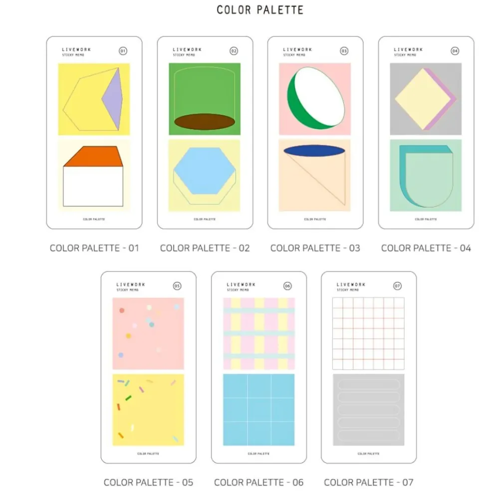 Livework Memo Sticky Note Set