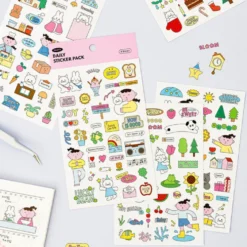 Livework Palette Removable Daily Sticker Pack (6 Sheets)