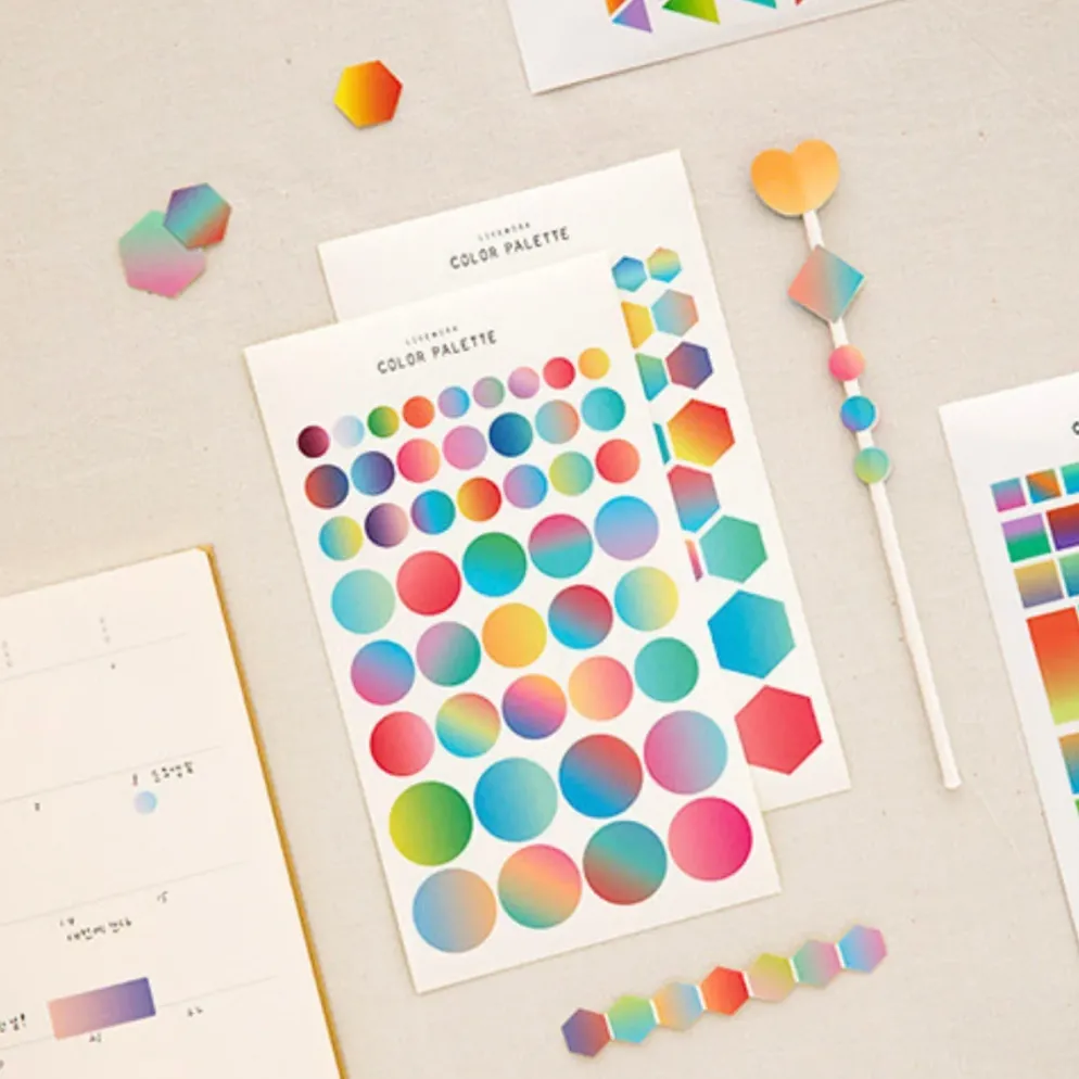 Livework Som Som Geometric Shapes Sticker Set
