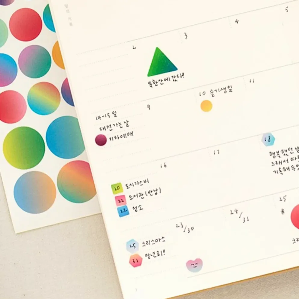 Livework Som Som Geometric Shapes Sticker Set
