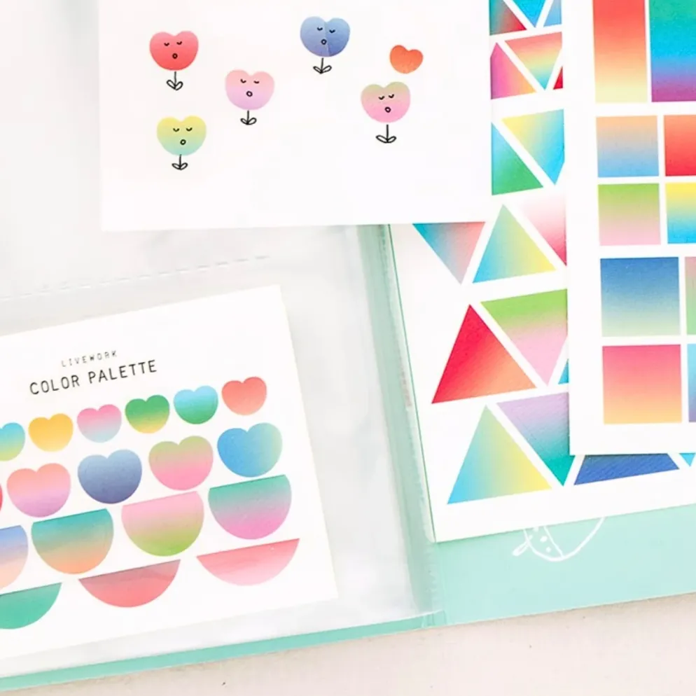 Livework Som Som Geometric Shapes Sticker Set