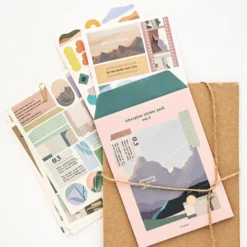 Livework Afterglow Sticker Pack Ver. 2 – Warm Aesthetic, Planner Stickers (8 Sheets)