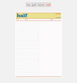 Livework Life & Pieces Memo Pad – 50 Sheets Vintage Note Pad