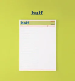 Livework Life & Pieces Memo Pad – 50 Sheets Vintage Note Pad
