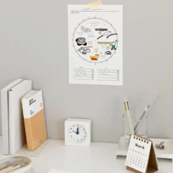Livework Memo Pad – Undated To-Do Planner Pad (30 Sheets)