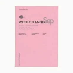 Luddite Function Notebook B5 – Flexible Undated Weekly Planner