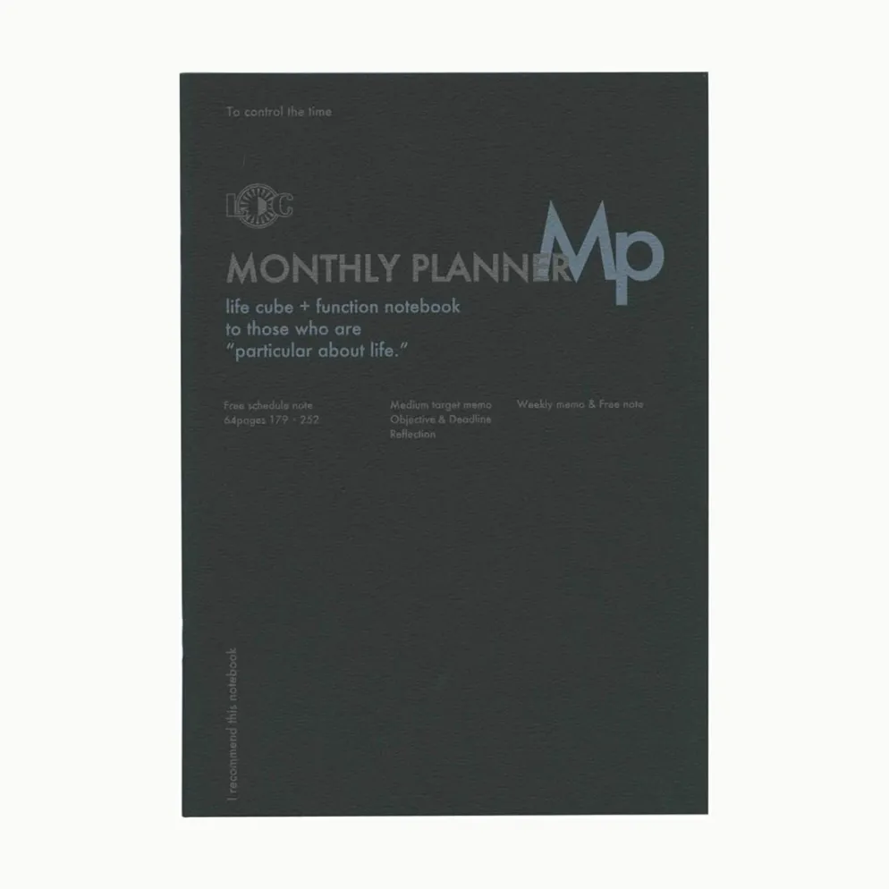 Luddite Function Notebook B5 – Flexible Undated Weekly Planner