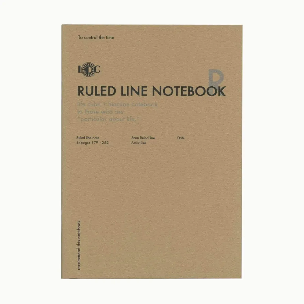 Luddite Function Notebook B5 – Flexible Undated Weekly Planner