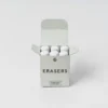 Makers Cabinet Ferrule Erasers – (Pack of 6)