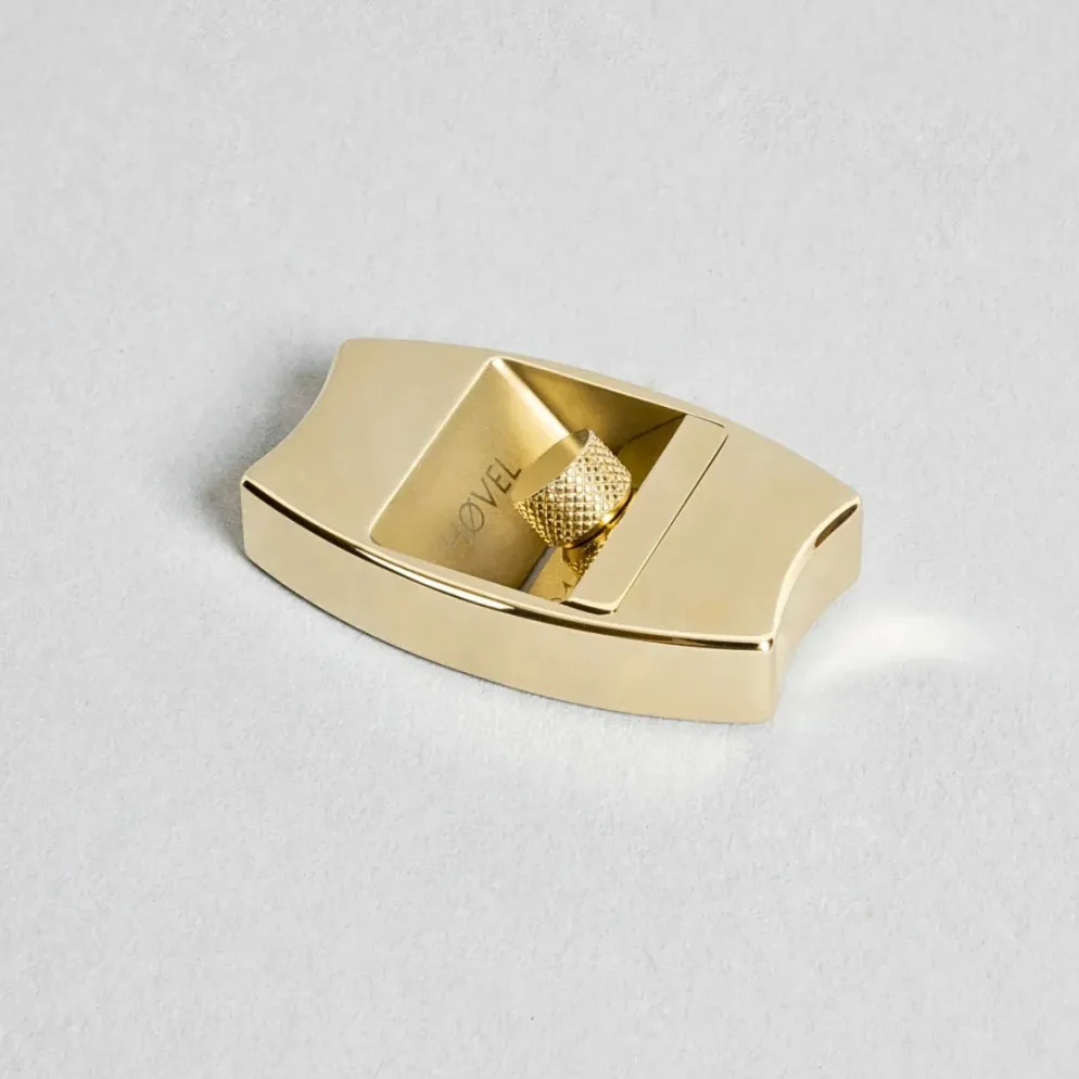 Makers Cabinet Høvel Pencil Plane – Brass Adjustable Sharpener