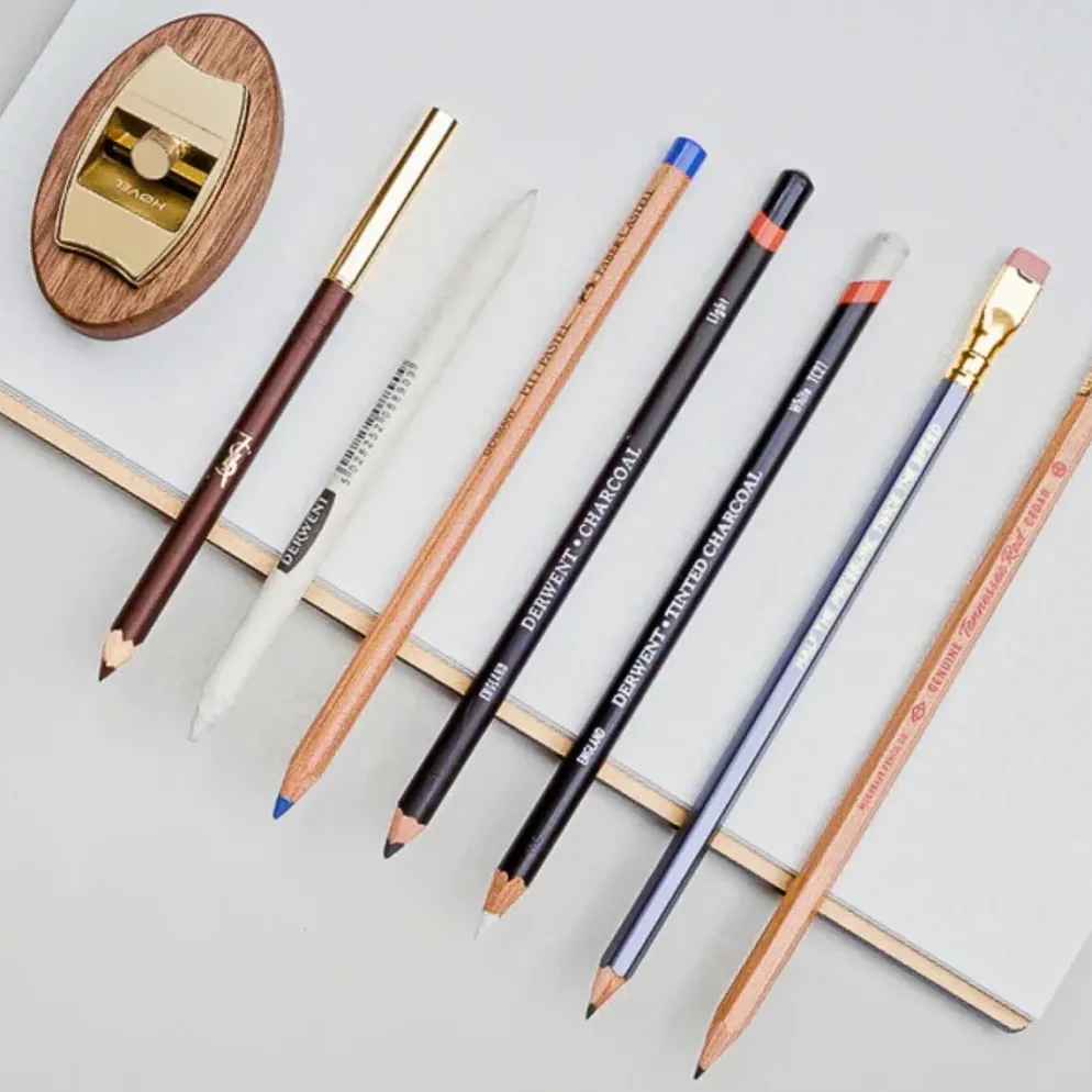 Makers Cabinet Høvel Pencil Plane – Brass Adjustable Sharpener