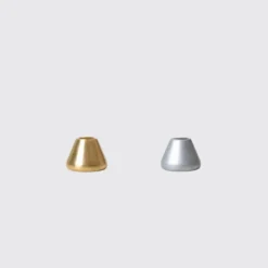 Makers Cabinet Lazlo Drop Stand – Brass or Aluminium, Elegant Desk Display