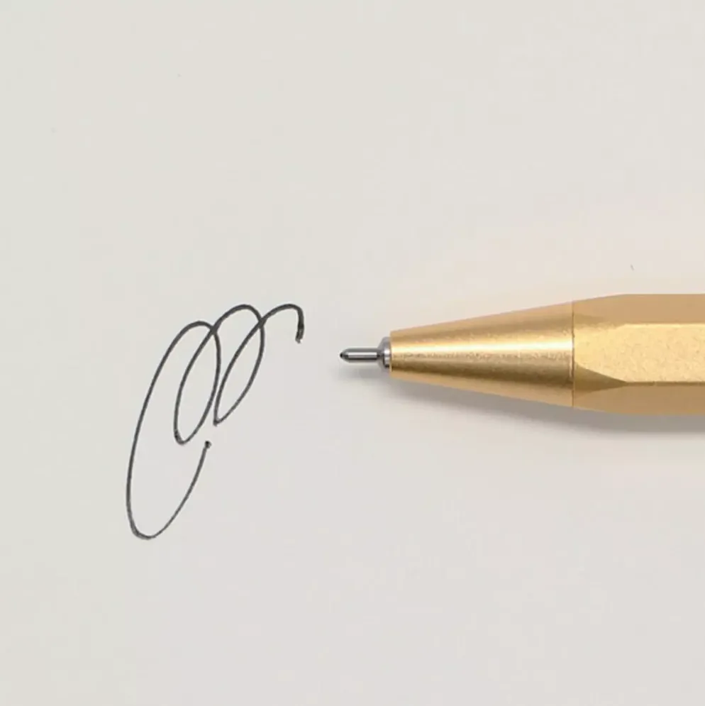 Mark’s Tokyo Edge DAYS Brass Ballpoint Pen – 0.5mm Gel Tip