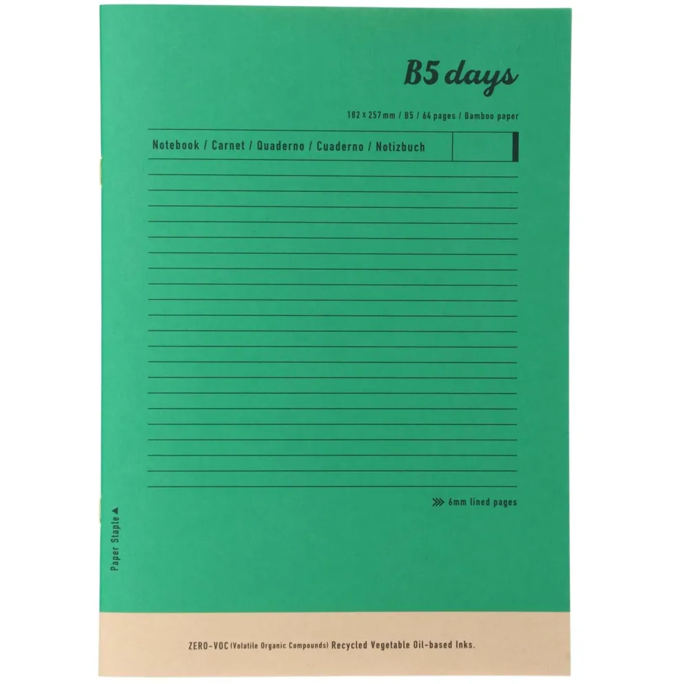 Mark's Tokyo Edge Day 5 Series Bamboo Notebook