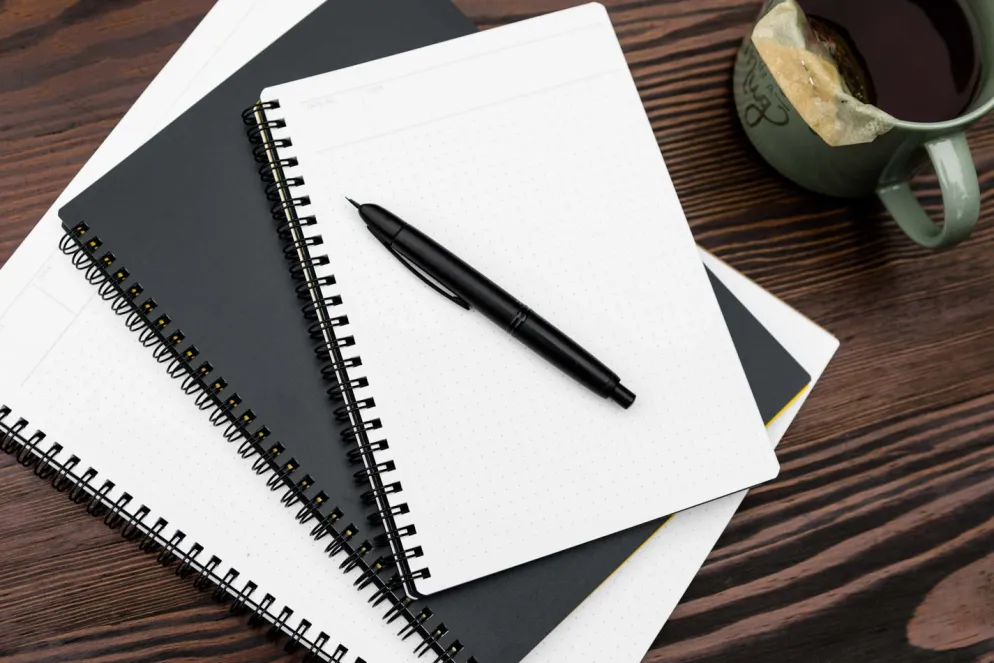 Maruman Mnemosyne A4 Planner Notebook – 5mm Dot Grid