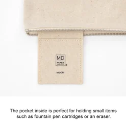 MD Paper Kurashiki Canvas Pencil Case