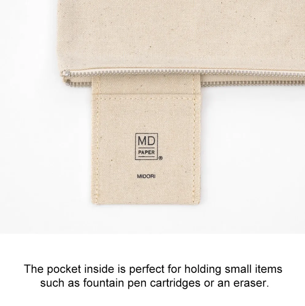 MD Paper Kurashiki Canvas Pencil Case