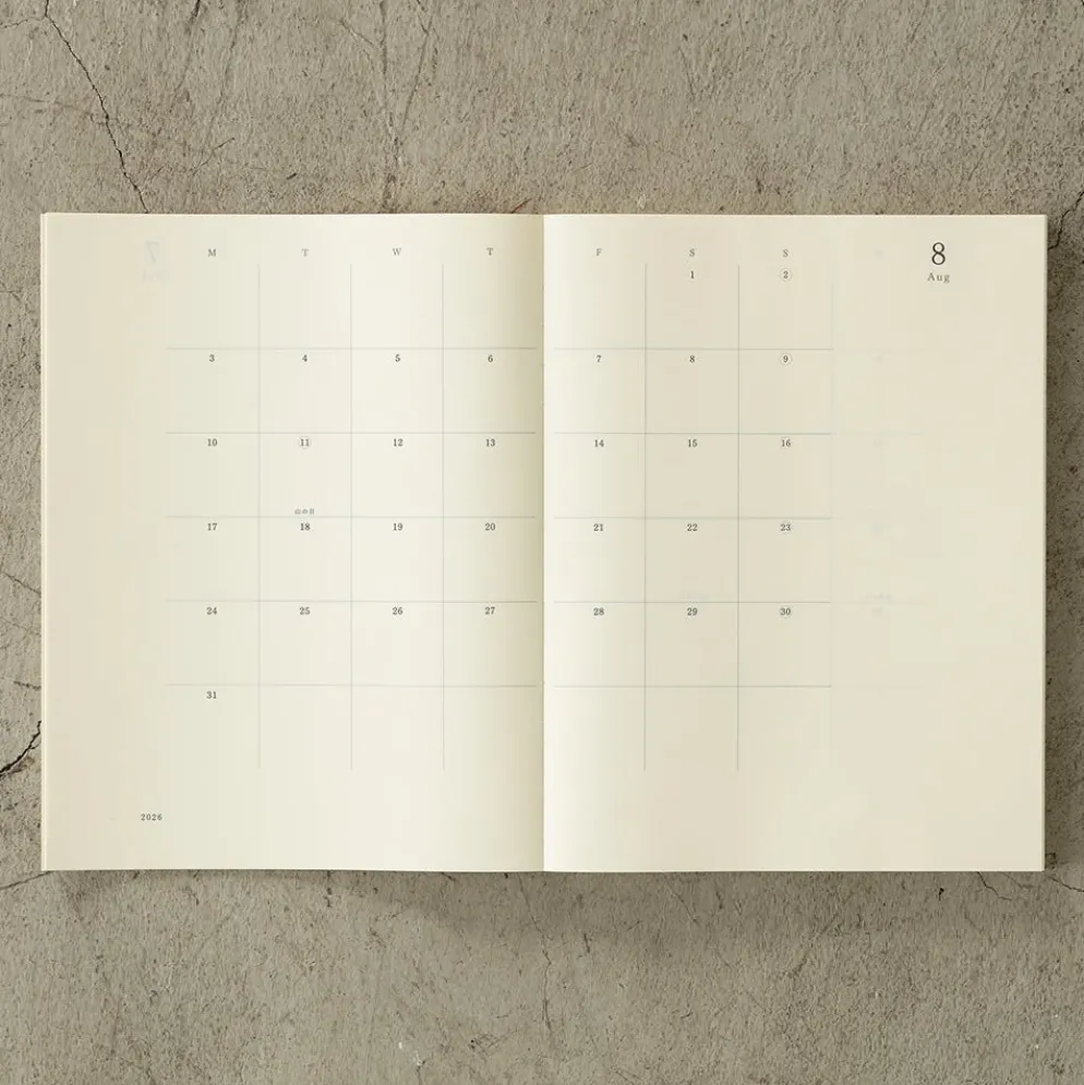 MD Paper Notebook Diary 2026 - A4 Thin