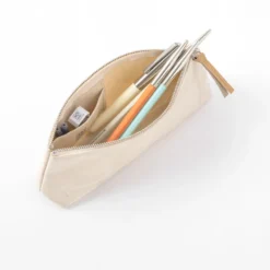 MD Paper Pencase Kurashiki Canvas with Gusset