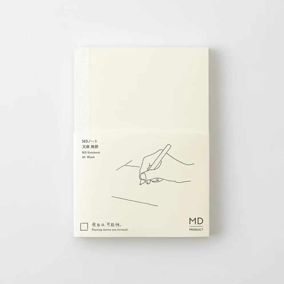 Midori MD Notebook Paperback A6 – Plain