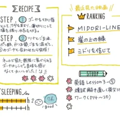Midori Paintable Stamp - Daily Life Record