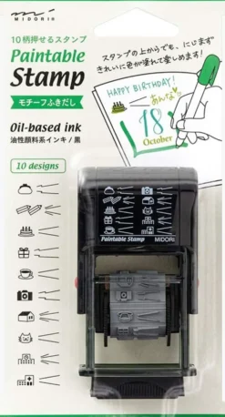 Midori Paintable Stamp - Motif Speech Bubble