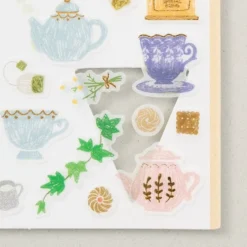 Midori Sticker 2372 Marché Tea