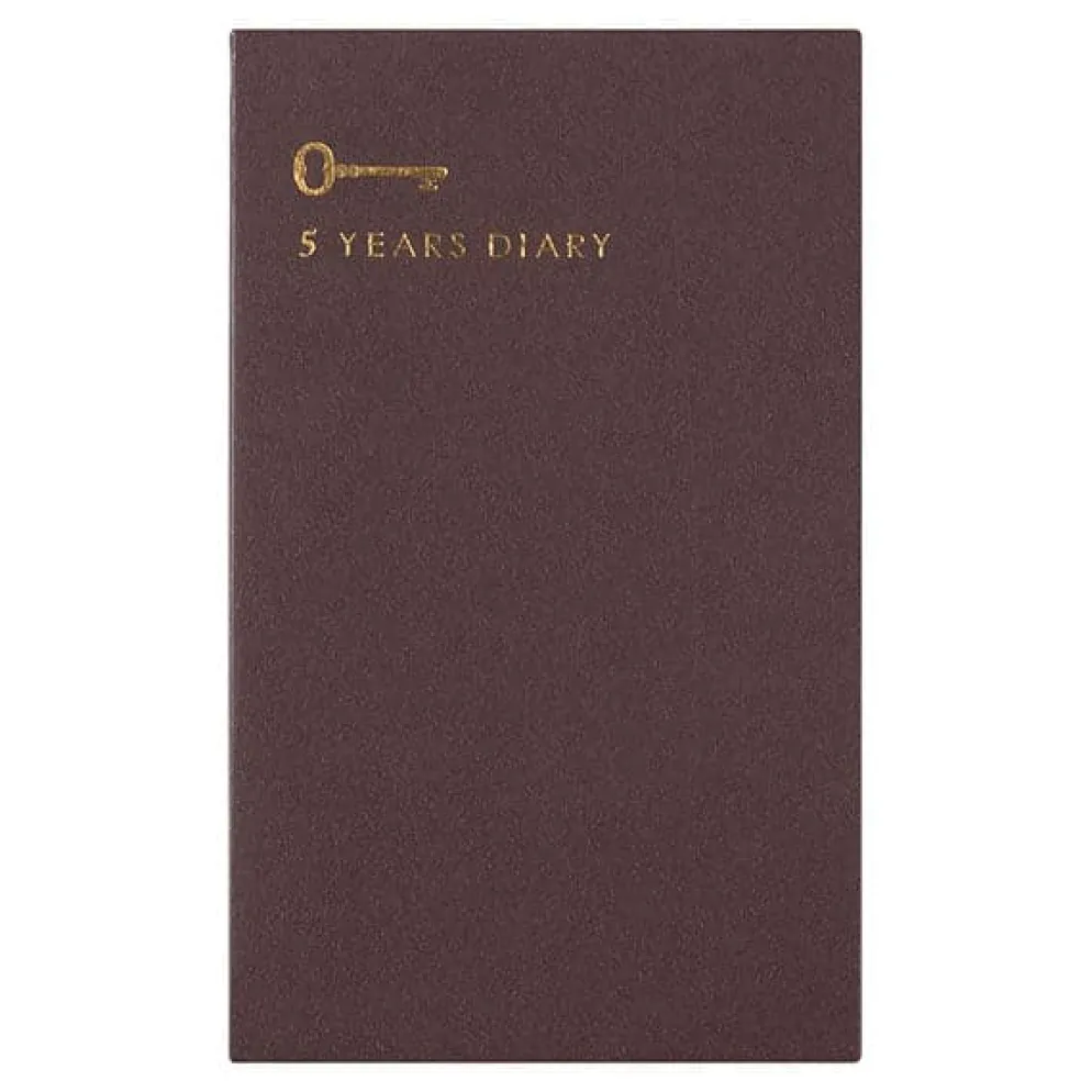Midori 5 Year Diary - Gate Black