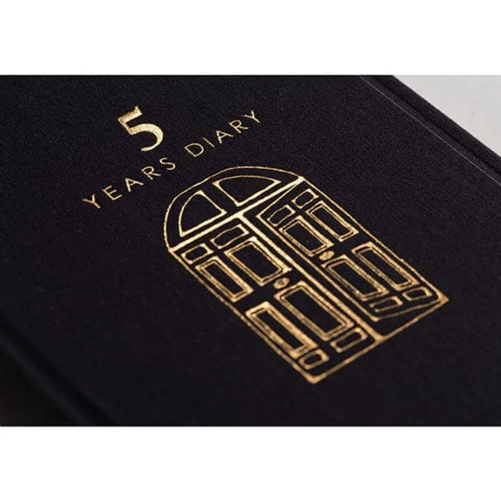 Midori 5 Year Diary - Gate Black
