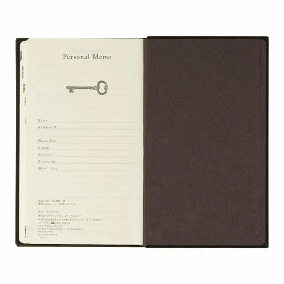 Midori 5 Year Diary - Gate Black