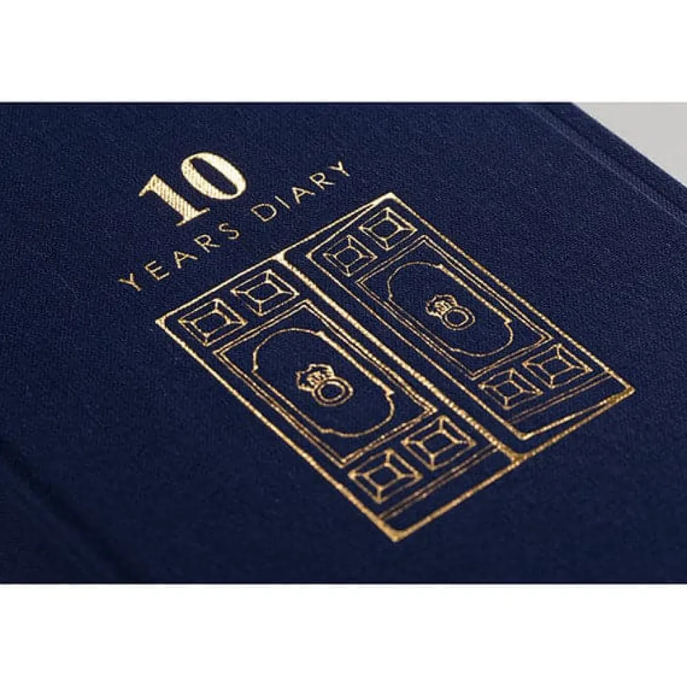 Midori 10 Year Diary - Navy