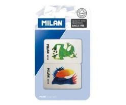 Milan -- Synthetic Rubber Eraser 4018 -- Pack of 2