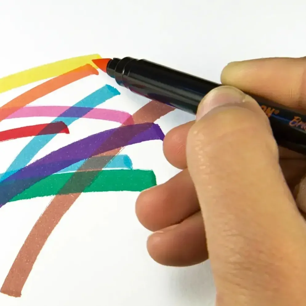 Milan Fibre Brush Pens – 10 Colours