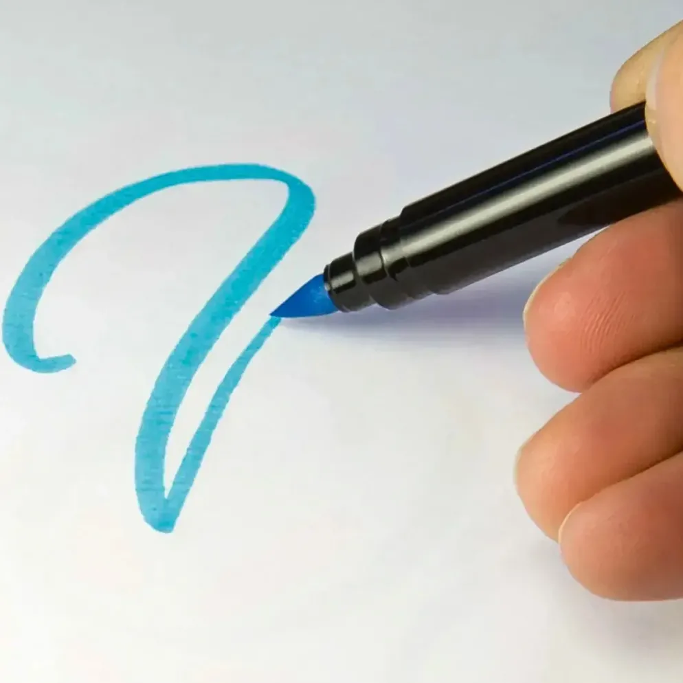 Milan Fibre Brush Pens – 10 Colours