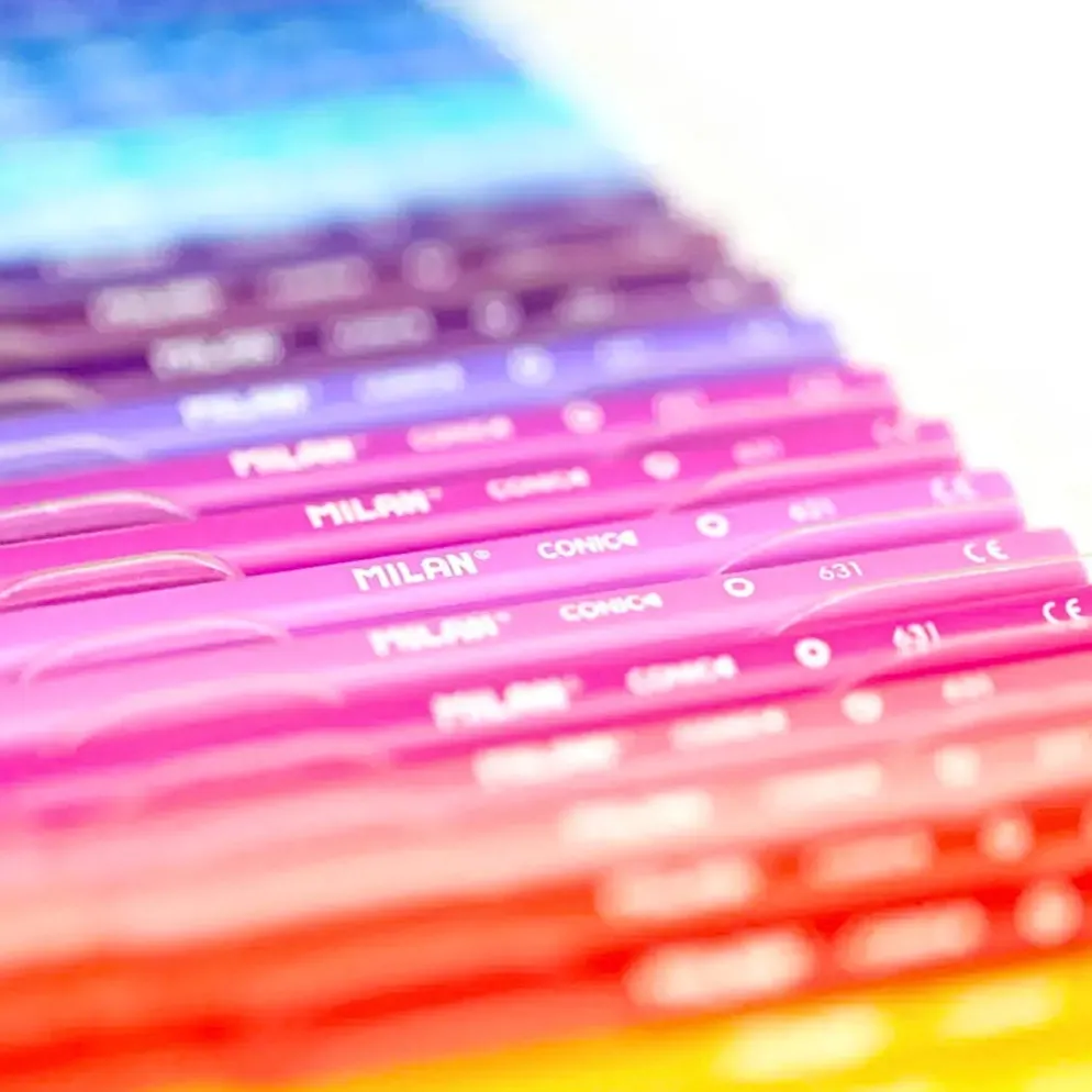 MILAN 631 Conic Tip Fibrepens – Set of 50