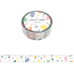 Mind Wave Clear Tape 15mm - Terrazzo