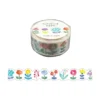 Mind Wave Die-Cut Vivid Iro Masking Tape – Flower 1