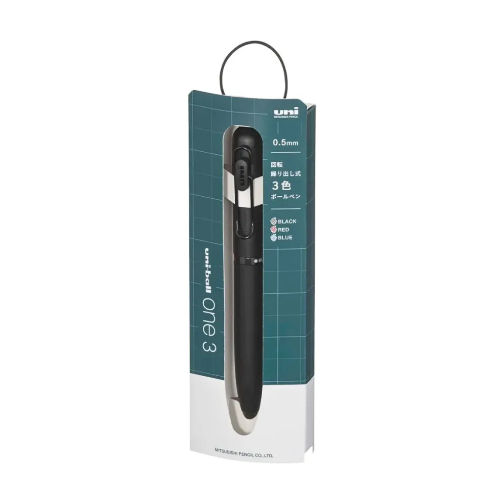 Mitsubishi Uni-ball One Tri-Colour Gel Ink Pen