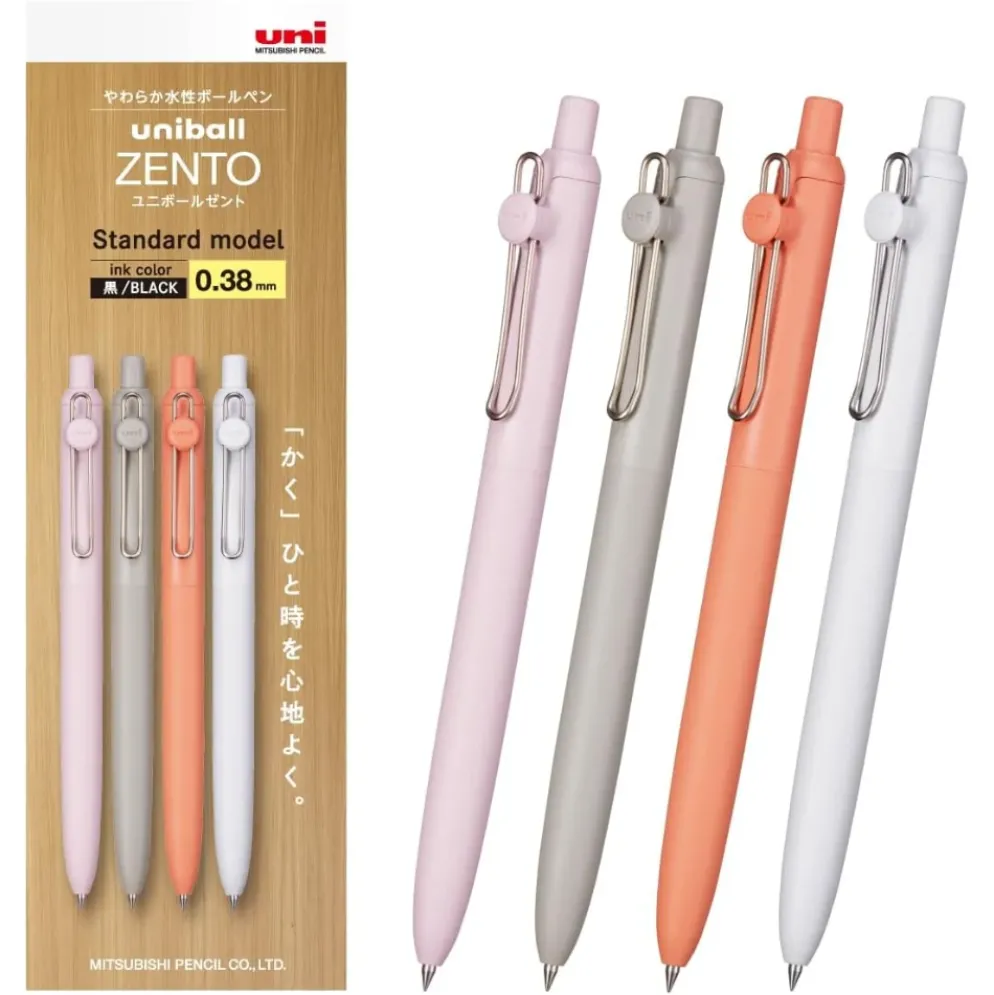 Mitsubishi Uni-ball ZENTO Gel Pen — Standard 0.38mm