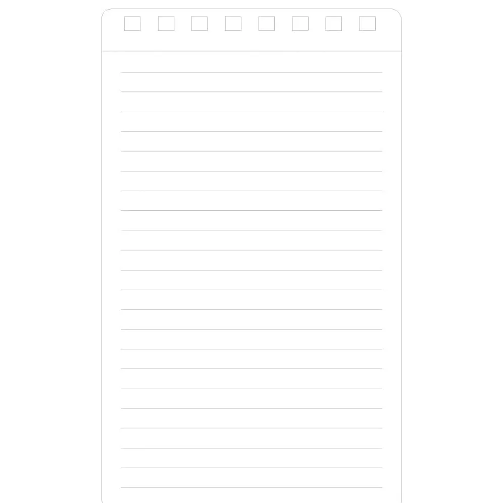 Mnemosyne Memo Book -- B7 : Ruled